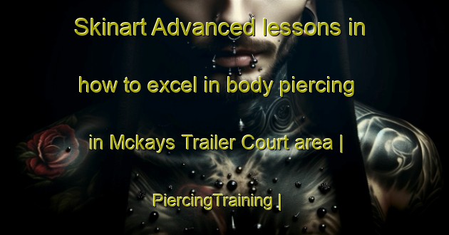 Skinart Advanced lessons in how to excel in body piercing in Mckays Trailer Court area | PiercingTraining | PiercingClasses | SkinartTraining-United States